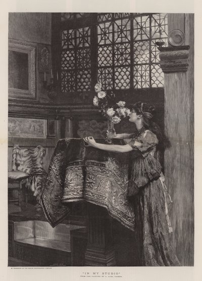 In Mijn Atelier door Lawrence Alma Tadema
